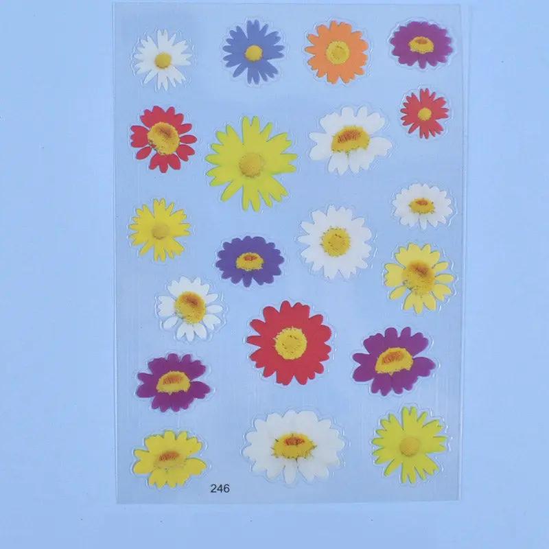 Multiple Flower Material Stickers - Sealed in Pocket Pack – view 8