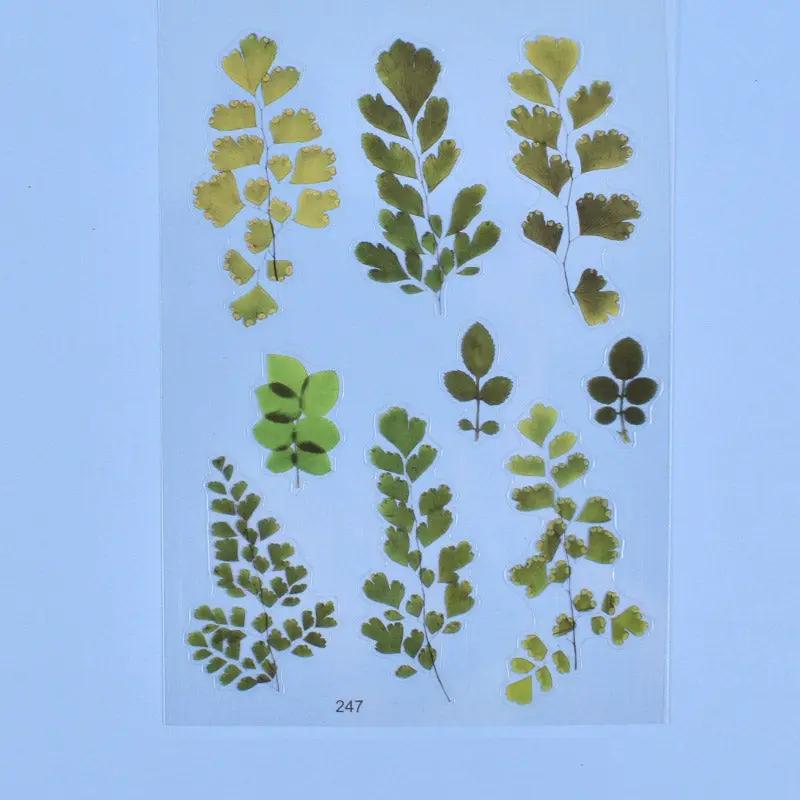 Multiple Flower Material Stickers - Sealed in Pocket Pack – view 9