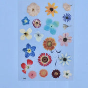 Multiple Flower Material Stickers - Sealed in Pocket Pack – view 10