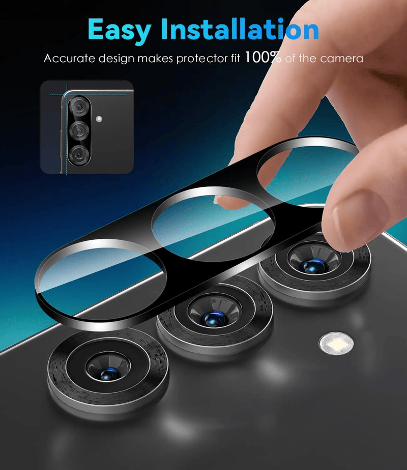 For Samsung Galaxy S25 Camera Lens Tempered Glass Protector - Camera Lens Protector Tempered Glass – view 3