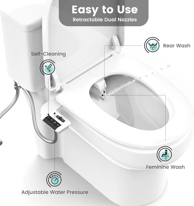 salelink.co.nz Unbranded Bidet Spray Attachment Bidet Spray Attachment | Action Outdoors NZ
