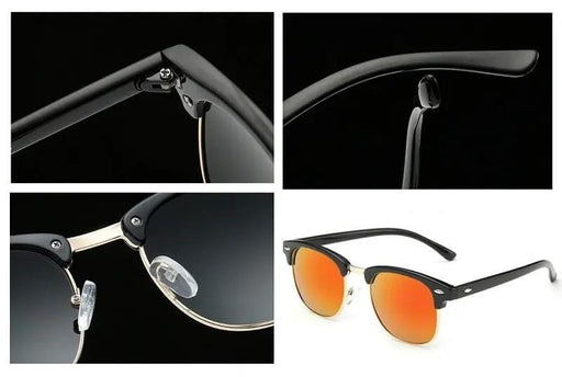 Orange Mirror Lens HD Polarized Lens Sunglasses Anti-Blue Ray Hydrophobic – view 2