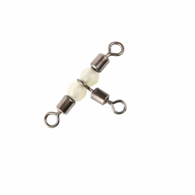 WISE ANGLER Swivel Crossline Rolling Swivel with Pearl Beads Wise Angler Crossline Rolling Swivel With Pearl Beads | NZ