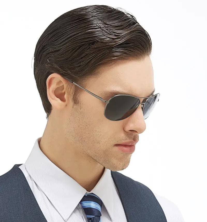HD Polarized Lens Sunglasses Anti-Blue Ray Hydrophobic with Case – view 10