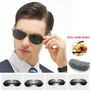 HD Polarized Lens Sunglasses Anti-Blue Ray Hydrophobic with Case – view 1
