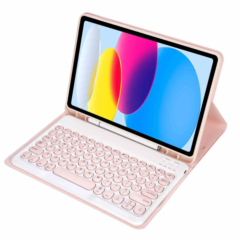 iPad 10Gen 10.9, iPad 11 (A16 2025) Keyboard Case - Pink – view 3