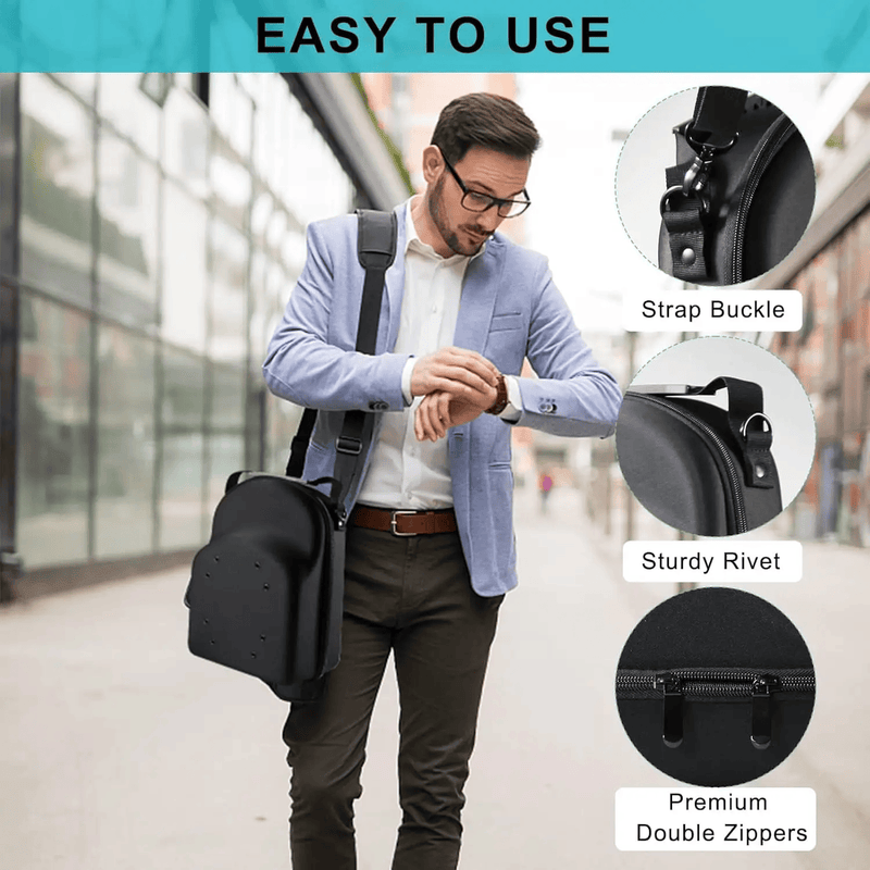 Baseball Hat Box Travel Caps Storage Organizer Case – view 9