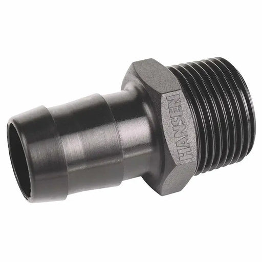 Hansen Male Hose Tail – BSPT Thread to Hose Barb