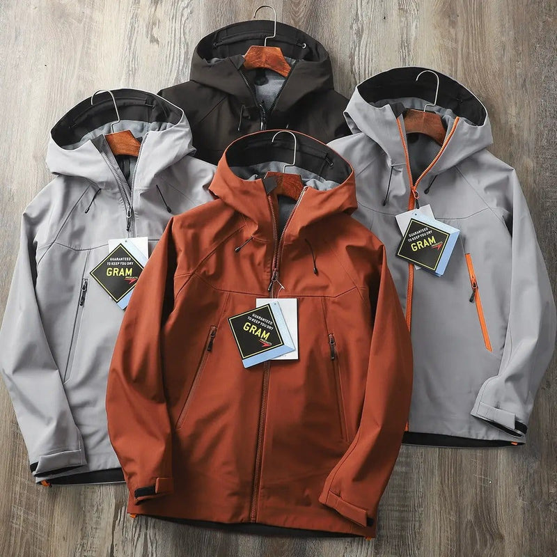 Men's Windproof Softshell Jacket — Waterproof Hooded Outdoor Layer | Hiking & Adventure – view 6