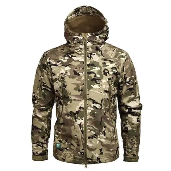 Mead's Supply & Equipment Outfitters limited Digital Camo Waterproof Mountaineering Jacket Windproof Breathable Unisex Digital Camo Waterproof Mountaineering Jacket