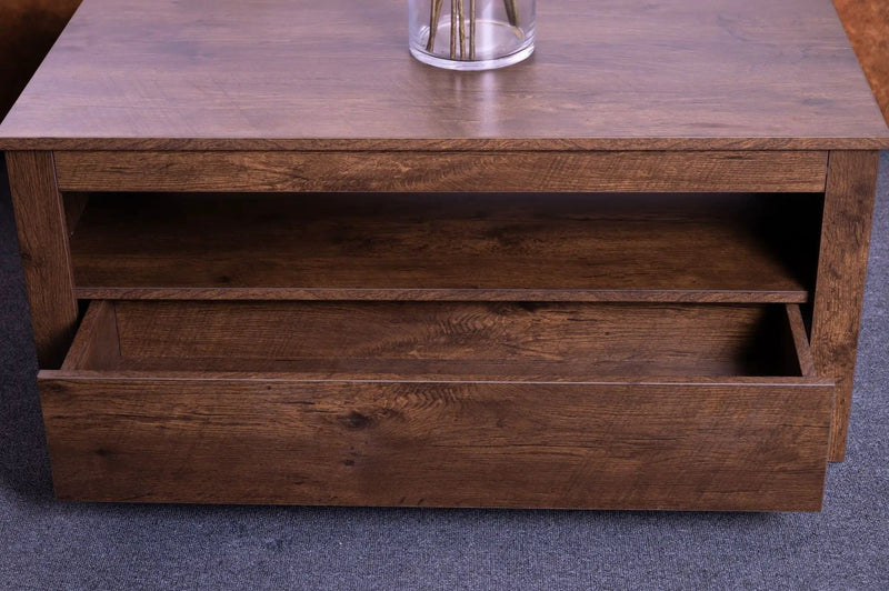sue-e furniture Coffee tables 'Sintra' Walnut Coffee Table with Two Drawers 'Sintra' Walnut Coffee Table with Two Drawers