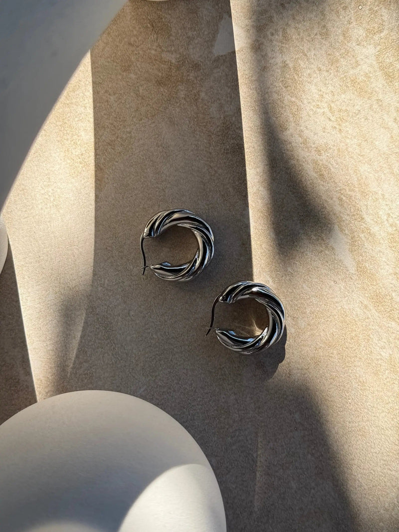 Tahana Jewellery Earrings Tāwhirowhiro Silver Earrings Tāwhirowhiro Silver Earrings