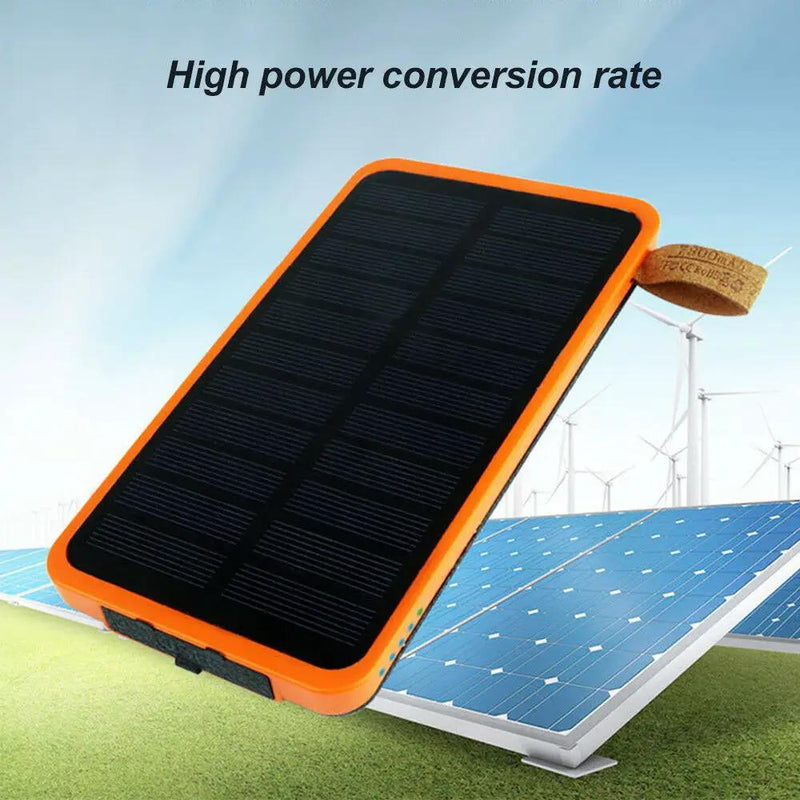 20000mAh Solar Power Bank Dual USB Emergency Charger Outdoor Portable – view 3