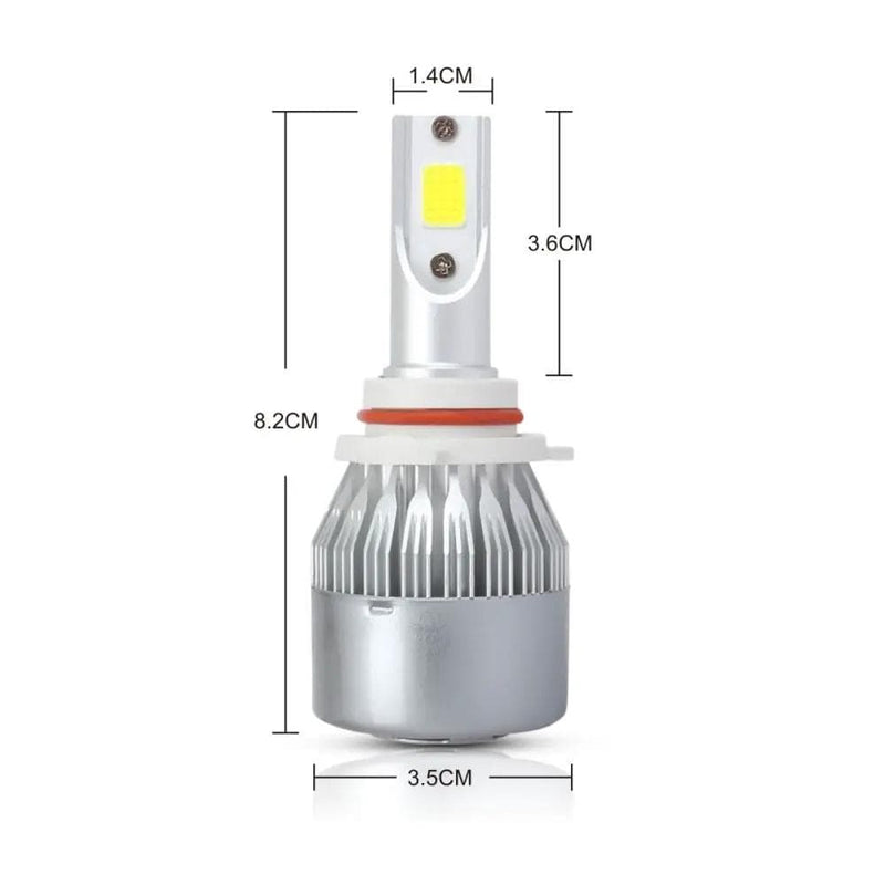9006 Car Headlight LED Bulb 1 Pair 8000LM 35W Waterproof – view 2