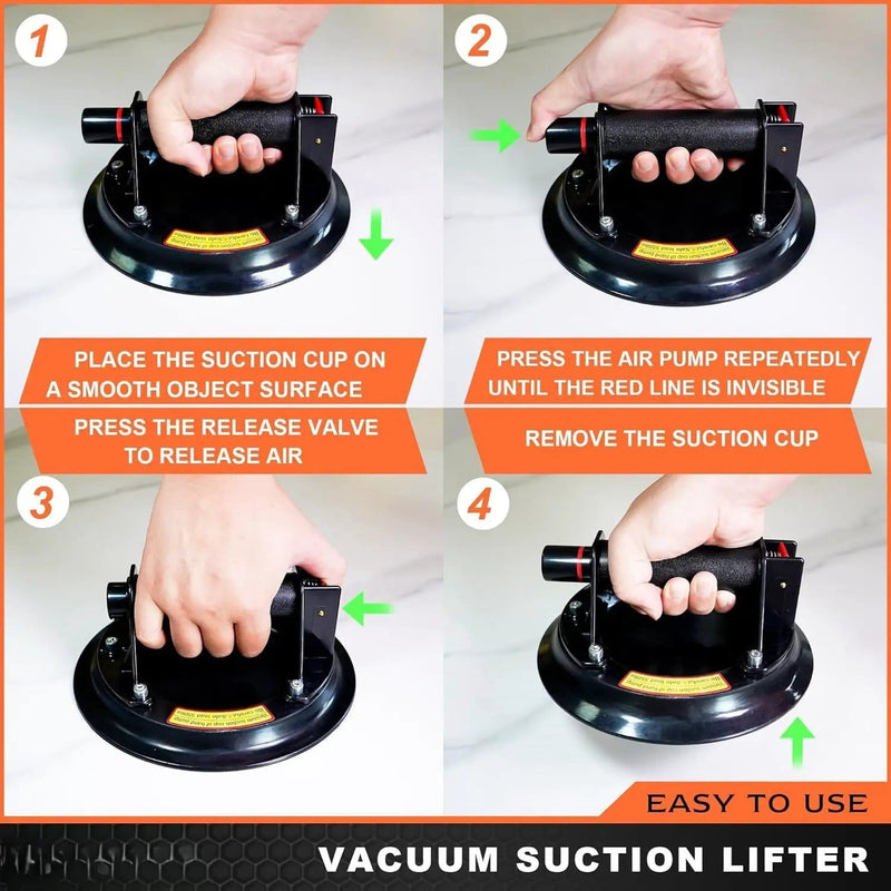 salelink.co.nz Unbranded Glass Suction Cup w/ Case 160KG Glass Suction Cup w/ Case 160KG | Action Outdoors NZ