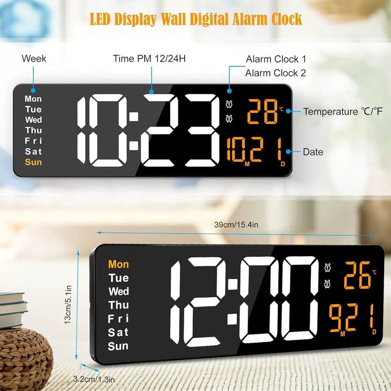 salelink.co.nz Unbranded Digital Wall Clock Large Digital Wall Clock Large | Action Outdoors NZ