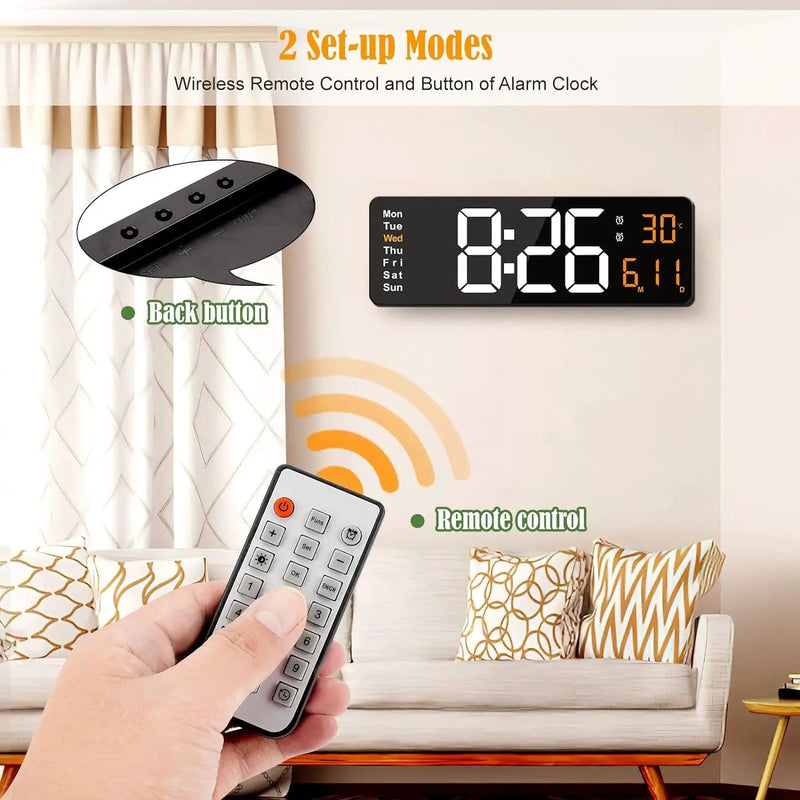 salelink.co.nz Unbranded Digital Wall Clock Large Digital Wall Clock Large | Action Outdoors NZ