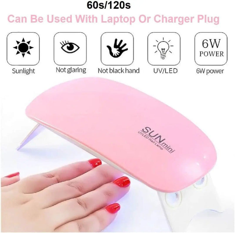 salelink.co.nz Unbranded Mini UV LED Nail Lamp Mini UV LED Nail Lamp | Action Outdoors NZ