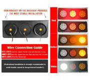 salelink.co.nz Unbranded 2pcs LED Trailer Lights 2Pcs LED Trailer Lights 12-24V Tail Lights