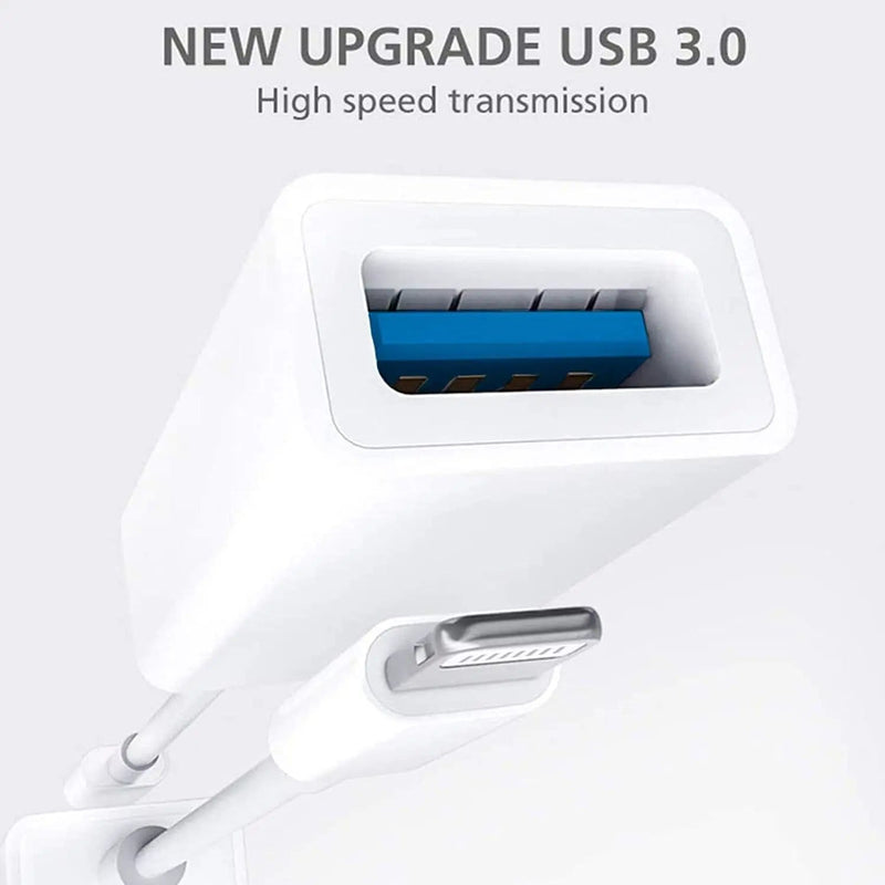 salelink.co.nz Unbranded Lightning to USB Camera Adapter Lightning to USB Camera Adapter | Action Outdoors NZ