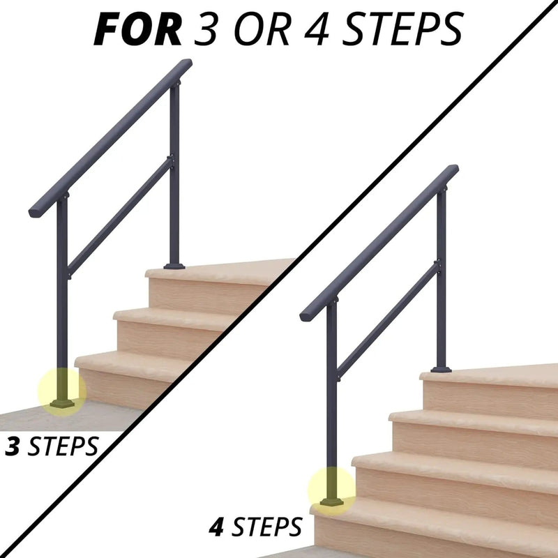 salelink.co.nz Unbranded Stair Handrail 4 Steps Stair Handrail 4 Steps | Action Outdoors NZ