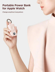 JOYROOM 2000mAh Wireless Charger For Apple Watch Pink – view 4
