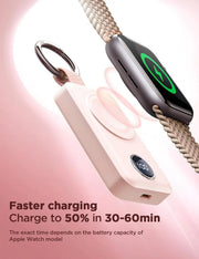 JOYROOM 2000mAh Wireless Charger For Apple Watch Pink – view 8