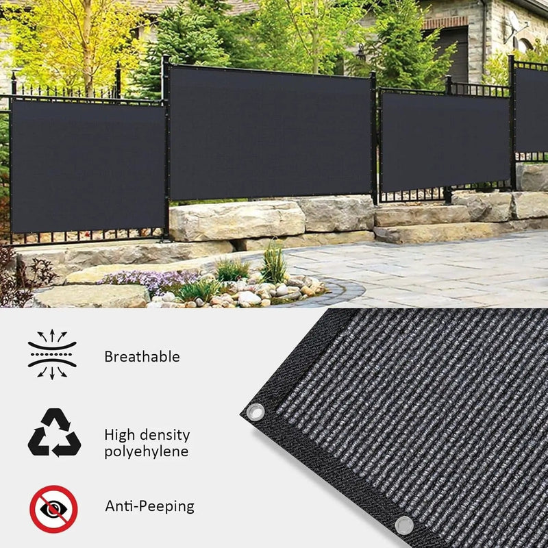 salelink.co.nz Unbranded 180GSM Privacy Fence Screen Black 1Mx3M 180GSM Privacy Fence Screen Black 1Mx3M Outdoor