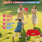 salelink.co.nz Unbranded Portable Sandbag Toss Game Set Red Portable Sandbag Toss Game Set Red | Action Outdoors NZ