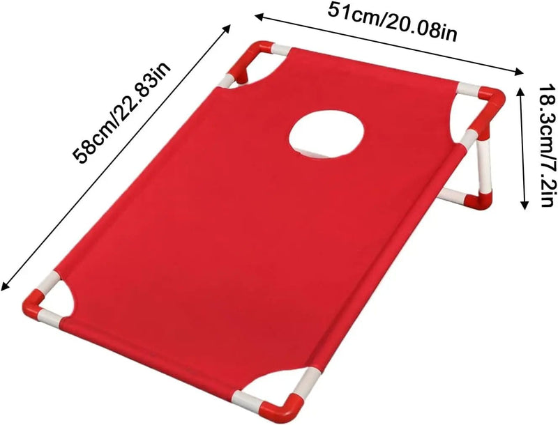salelink.co.nz Unbranded Portable Sandbag Toss Game Set Red Portable Sandbag Toss Game Set Red | Action Outdoors NZ