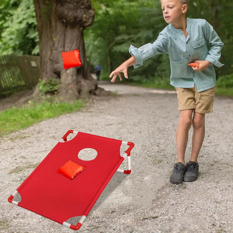 salelink.co.nz Unbranded Portable Sandbag Toss Game Set Red Portable Sandbag Toss Game Set Red | Action Outdoors NZ