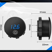 g8buynz g8buynz DC 5-48V Car LED Display Voltmeter Waterproof Digital Voltage Gauge Meter DC 5-48V Car LED Display Voltmeter Waterproof Digital Voltage Gauge Meter