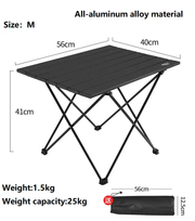 ECOTREK Outdoor Furniture Ecotrek Aluminum Alloy Roll-Up Camping Table - PRI10116 Ecotrek Aluminum Alloy Roll-Up Camping Table - PRI10116