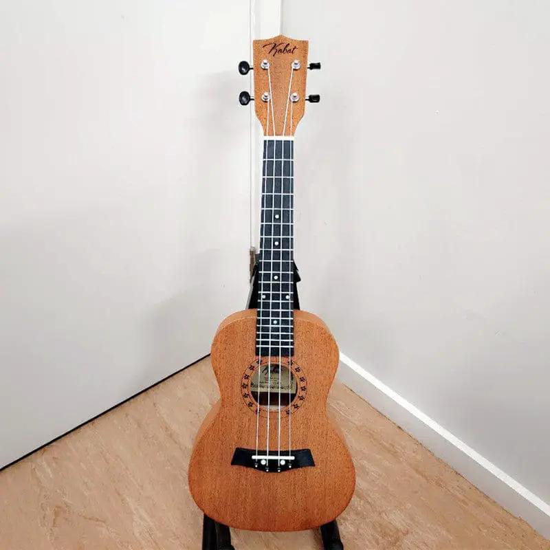 23" Student Soprano Ukulele Fitted Wooden Guitar - WOOD PATTERN – view 3