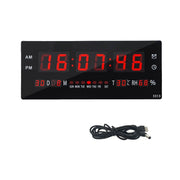 36CM Large LED Wall Desk Clock With Calendar Temperature – view 1