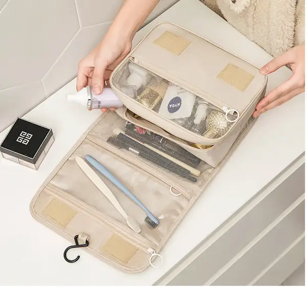 ECOTREK Travel Accessories Ecotrek Dustproof Hanging Toiletry Bag with Waterproof Compartments ZH6013 Ecotrek Dustproof Hanging Toiletry Bag with Waterproof Compartments ZH6013