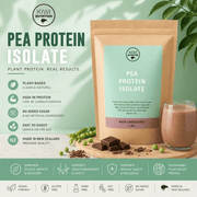 Kiwi Nutrition Plant Based Protein Pea Protein Powder - Chocolate 1kg Pea Protein Powder - Chocolate 1kg | NZ