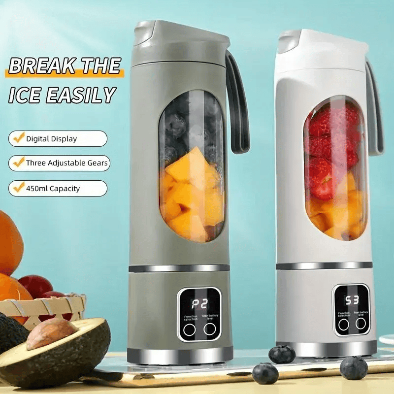 Portable Mini Blender USB Rechargeable Juicer Cup Smoothies Mixer Fruit Machine – view 4