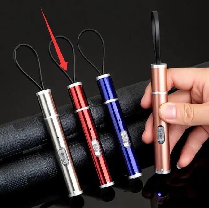 USB Direct-Charge Stainless Steel Mini Charging Flashlight - USB Direct-Charge Stainless Steel Mini Charging – view 4