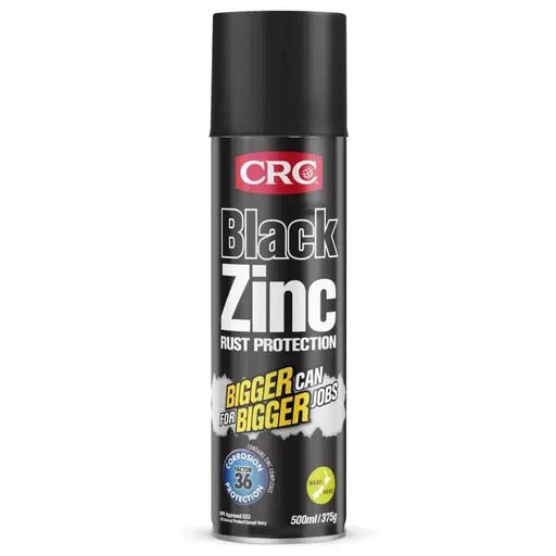 Wholesale CRC Black Zinc 500ml - Zinc Spray Paint (Pack of 6)