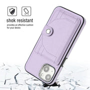iPhone 15 Case - Leather Screen Protector Tempered Glass – view 4