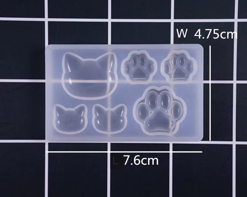 Resin Art NZ Moulds Cat / Bear Paw Tag Moulds Cat / Bear Paw Tag Moulds | NZ