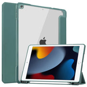 iPad 10.2 Case Clear Transparent Back Shell, Auto Sleep Wake – view 1