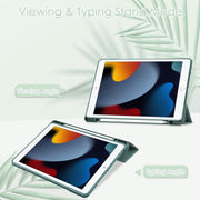 iPad 10.2 Case Clear Transparent Back Shell, Auto Sleep Wake – view 3