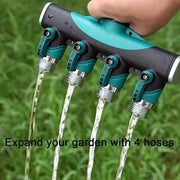 3/4" 2/4-Way Garden Hose Splitter with Shut-Off Valve (different types available) – view 5