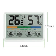 3.4" LCD Digital Thermometer Hygrometer for Home & Office – view 7