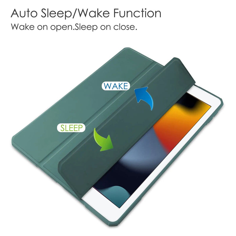 iPad 10.2 Case Clear Transparent Back Shell, Auto Sleep Wake – view 5