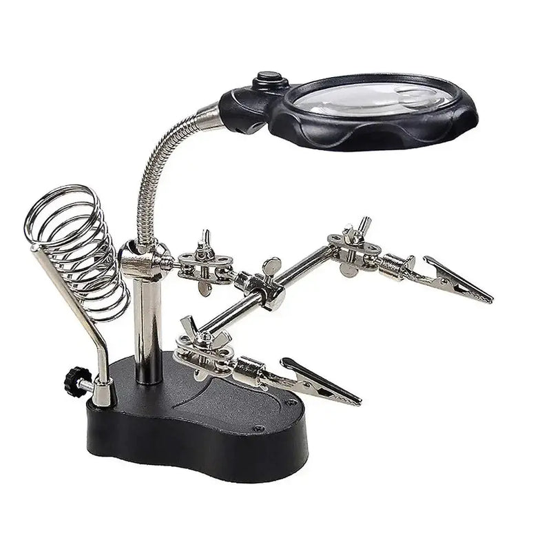 Habicare HBC 3.5X/12X Welding Magnifier with Auxiliary Clip & Stand 3.5X/12X Welding Magnifier with Auxiliary Clip & Stand