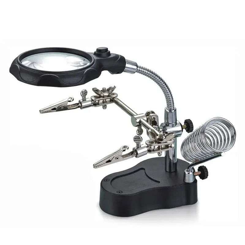 Habicare HBC 3.5X/12X Welding Magnifier with Auxiliary Clip & Stand 3.5X/12X Welding Magnifier with Auxiliary Clip & Stand