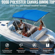 3-Bow Bimini Top Boat Canopy – 900D Polyester (different sizes available) – view 3